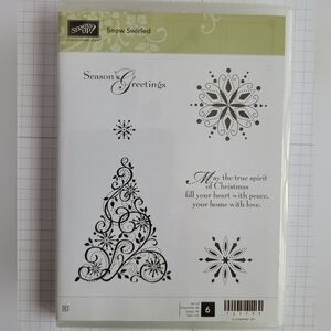 Stampin' Up! - Snow Swirled - LIKE NEW